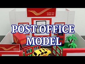 Post Office Model | School Project idea | Diy Model | Easy & Creative 💡🤫