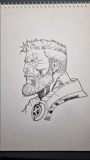 Cable Xmen Drawing