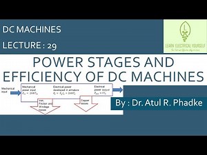 Power Stages and Efficiency of DC Machines (29)