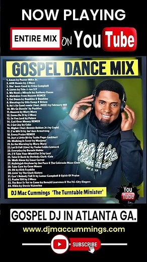 Gospel DJ in the mix