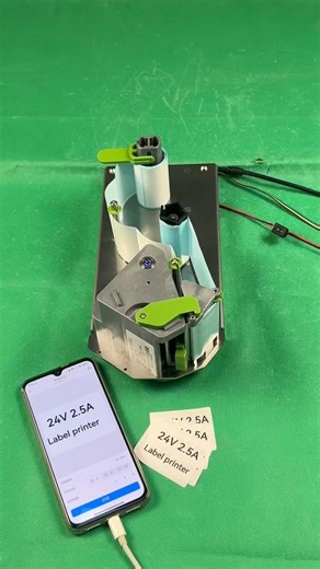 Label printer with auto-peeling tested:precise paper feeding! #label #thermal #pos #printer #factory