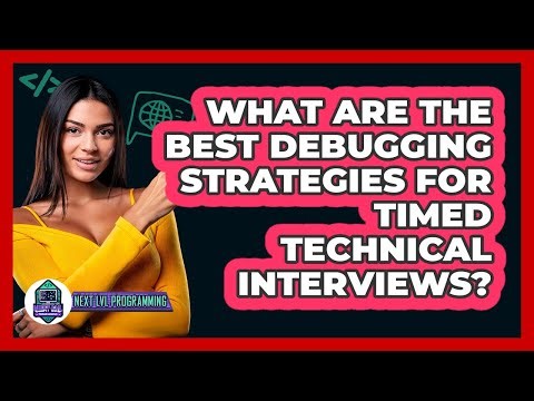 What Are The Best Debugging Strategies For Timed Technical Interviews? - Next LVL Programming