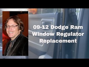 Ram 1500 09-12 Window Regulator Replacement & Repair Left Rear