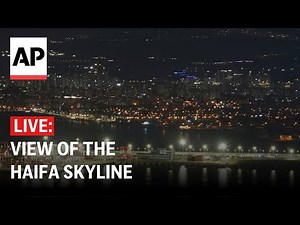 LIVE: View of the Haifa skyline on Oct. 7 anniversary