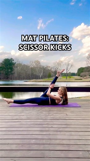 Pilates Scissor Kicks | Lower Abs & Core Strength