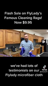 Flash Sale Alert on the Best Cleaning Cloths! FlyLady Purple Rags! Now $9.95 https://shop.flylady.net/p/(RAG) | The FlyLady