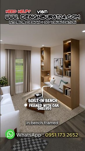 Modern Lounge Space | Small Corner, Big Style ($1,800–$2,000)