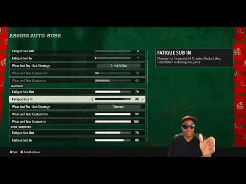 College Football 26 - My Dynamic Auto Subs Sliders for the Best Player Rotations