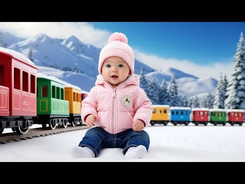Choo Choo Snow Party Express ❄️🚆🎶 | Fun Snow Train Celebration Song for Toddlers & Preschoolers