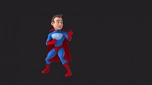 Fun 3d Cartoon Superhero Fighting Alpha Stock Footage Video (100% Royalty-free) 3663781553 | Shutterstock