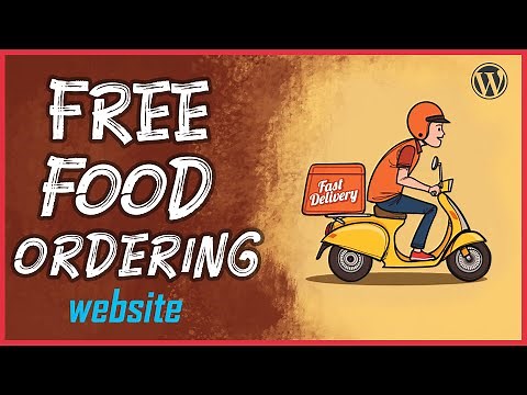 How to Make a FREE Online Food Ordering Website | Food Delivery website