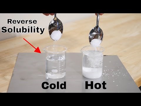 Why Does This Powder Only Dissolve In Cold Water?
