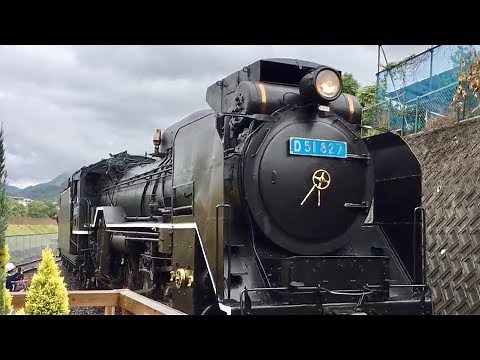 蒸気機関車「D51」が44年ぶりに走行 圧縮空気を動力に