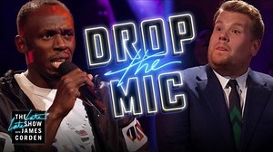 Watch Usain Bolt drop the mic on James Corden with an epic rap battle