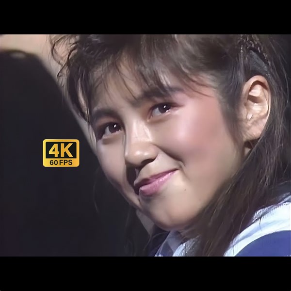 【4K60帧】渡辺満里奈 深呼吸して 演唱会ED 1988年演唱会现场