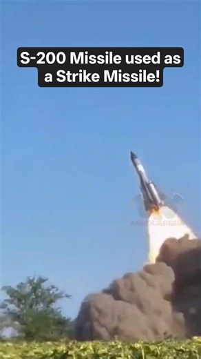 Ukraine Turns S-200 Air Defense Missile into a Strike Weapon