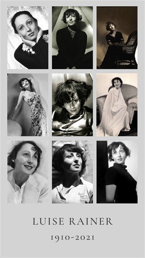 The Viennese Teardrop: Luise Rainer (1910-2021) She made history as the first actor to win back-to-back Oscars for The Great Ziegfeld (1936) and The Good Earth (1937), though her Hollywood stardom was tragically brief. | Hollywood Unscripted