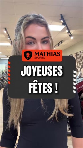 🎄 De la part de Mathias Marine & Sports, joyeux Noël! Merci de nous suivre, de nous encourager et de nous faire grandir année après année. On vous souhaite un merveilleux temps des Fêtes entourés de ceux que vous aimez, et on se retrouve en 2026 pour une année encore plus excitante! 🚀@Mathias Marine