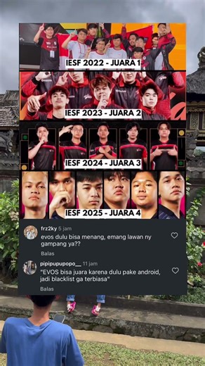 LENGKAP SUDAH TIM INDO JUARA 1-4 IESF