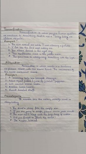 Figures of Speech (Simile, Metaphor, Personification, Alliteration, Onomatopoeia)Part 1