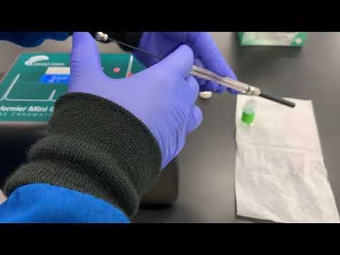 GC syringe cleaning video