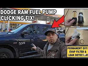 Fix Ram 1500 Fueling Issues Permanently | EVAP Filter & Leak Detector Replacement