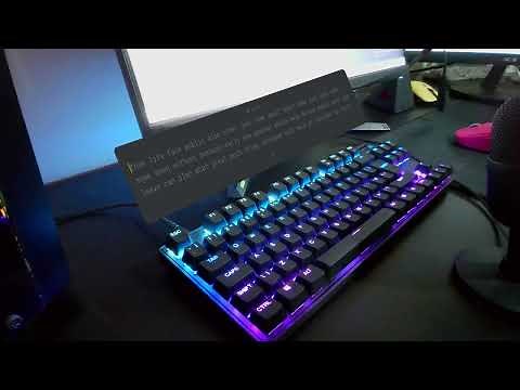 SteelSeries Apex Pro TKL 2023 - Fast Typing Sound Test l Omnipoint 2.0 Switches