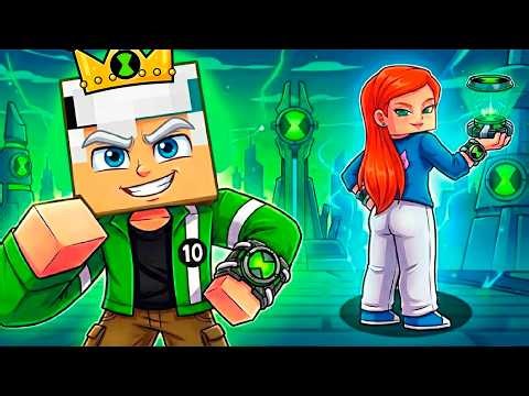 Goten became King Ben 10 in Minecraft.