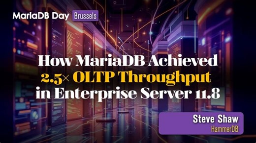 How MariaDB Achieved 2.5× OLTP Throughput in Enterprise Server 11.8 | MariaDB Foundation