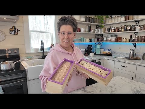 How to MAKE Homemade Soap Bars - TWO Amazing RECIPES!