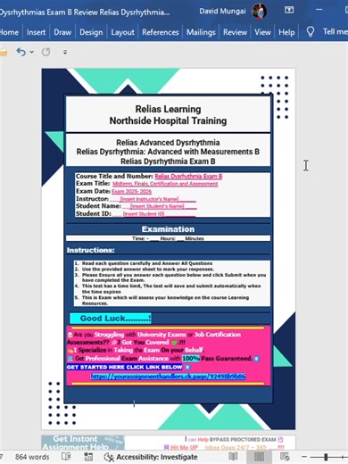 Relias Dysrhythmias Exam B Review Relias Dysrhythmia Advanced with Measurements B Exam Questions and Answers.docx. . >…..>……>>>>>.>>>>>>>>>> 🎓Need This #Exam_Help #Studyguide Or ✍ #Need_Writing_Help? 🎓We've Got You Covered….! 🌟 Visit My Website🌟Click... ✅ [