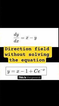 You have been solving differential equations wrong. #calculus #maths #dynamical system #ODE