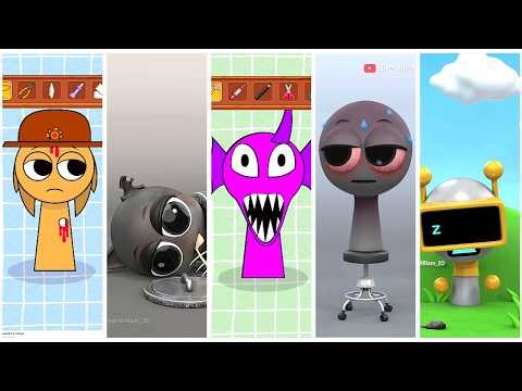 “From Cute to Creepy 😱 | The Dark Evolution of 3D Characters!”