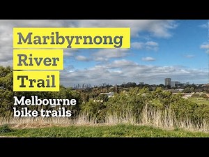 Maribyrnong River Trail - city views | Melbourne bike trails