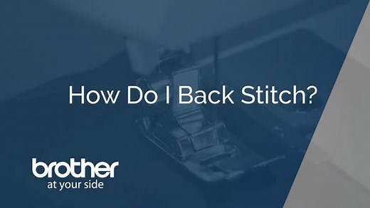 The fundamentals! Here's How-To Back Stitch on your Brother Sewing Machine. 👍 | Brother Sews