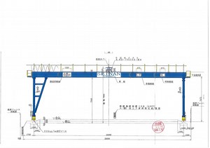 門型クレーン完成！