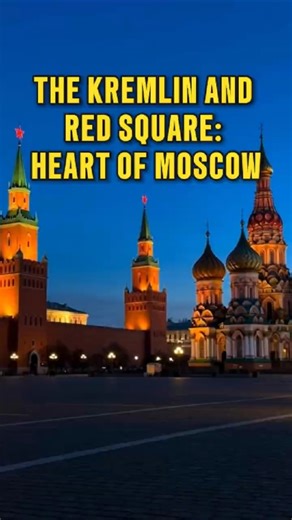 The Kremlin and Red Square Heart of Moscow #shorts #history