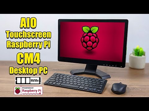 A New All In One Raspberry Pi CM4 Desktop PC! Touchscreen, nVME