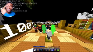 Lucky block skywars MCPE server! (Minecraft Bedrock Edition)