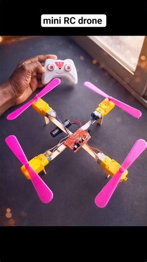 Mini RC drone simple homemade Mini remote control DIY