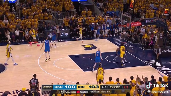 CRAZY NBA FINALS GAME 3 ENDING | Oklahoma City Thunder vs. Indiana Pacers Final Minutes | June 11, 2025 #NBA #nbafinals #nbahighlights #nbahighlightstoday #nbamovers