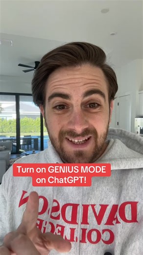 Rob The AI Guy | Turn on these settings for Genius Mode on ChatGPT! #chatgpt #chatgptprompts #chatgpthack | Instagram