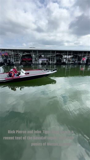 Rick Pierce and John Tiger head out on the BassCat Jaguar with a Mercury 500. | Boating Magazine
