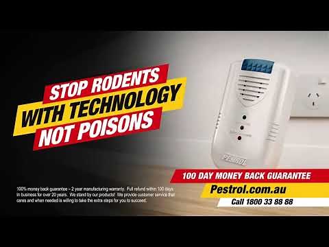 Pestrol Rodent Free - Chemical Free Electronic Rodent Deterrent.