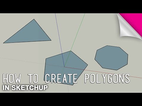 How to Create Pentagons, Octagons, or Any Polygon in Sketchup