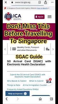 Fill Singapore Arrival Card under 2 mins! #SGArrivalCard #SingaporeVisa #TravelTips #singapore2025