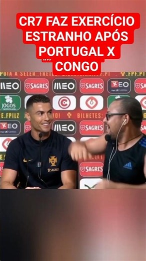 CRISTIANO RONALDO ENTREVISTA PÓS JOGO CAZÉ TV #humor #worldcup #viral #memes #shorts #cr7