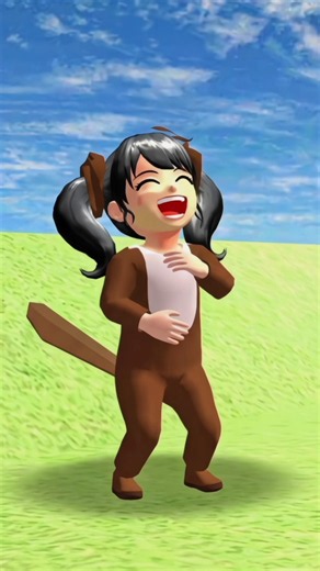 Little Rina is teasing everyone 🤣🤣#sakuraschoolsimulator #youtubeshorts #sakura