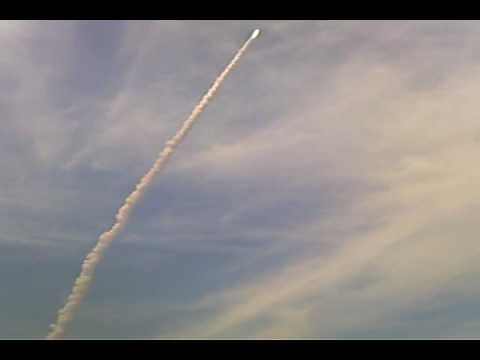 Shuttle Atlantis Launch STS-125 from NASA Causeway - LOUD!