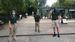 WE'RE BACK!!! 😁 Buy your timed-ticket now so we can smile (through our masks) and wave at you (while remaining 6 feet apart) as you enter our historic gates so you can connect with nature and wildlife. 🐯 🐻 🦍 🐢 🐒 philadelphiazoo.org/reopen | Philadelphia Zoo